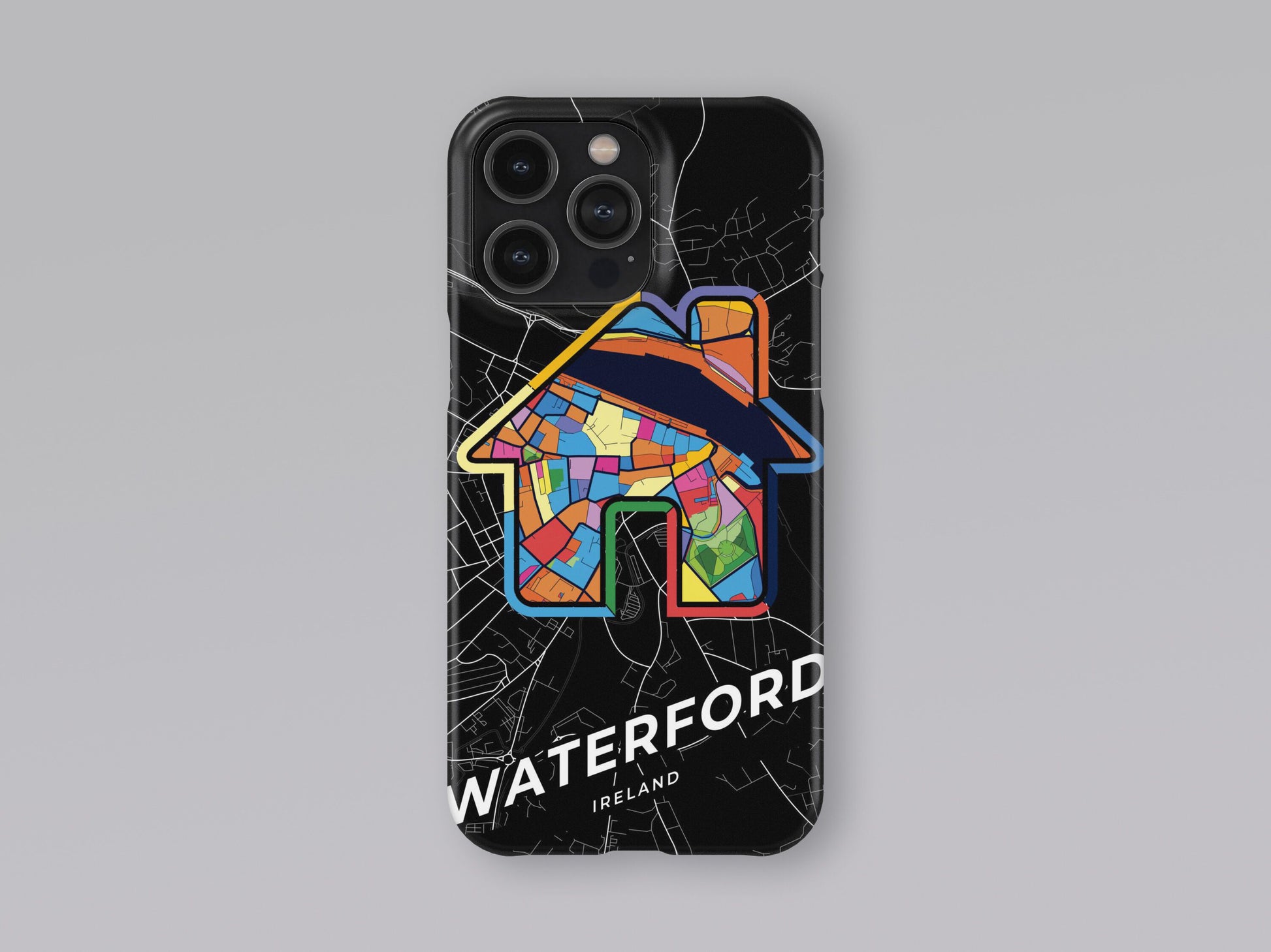 Waterford Ireland slim phone case with colorful icon 3