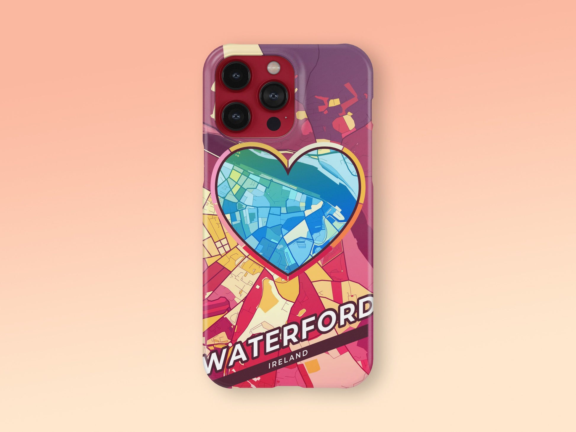 Waterford Ireland slim phone case with colorful icon 2