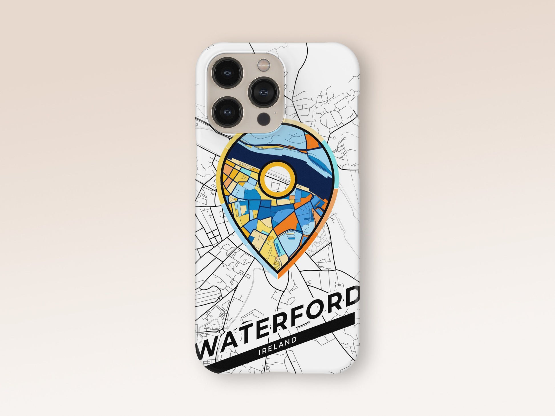 Waterford Ireland slim phone case with colorful icon 1