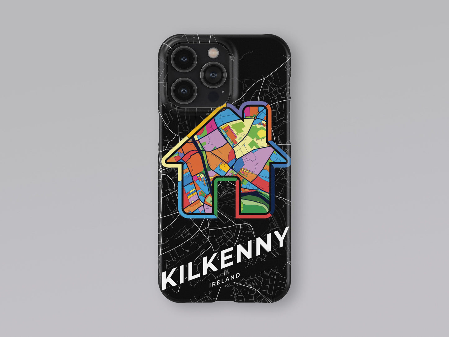 Kilkenny Ireland slim phone case with colorful icon. Birthday, wedding or housewarming gift. Couple match cases. 3
