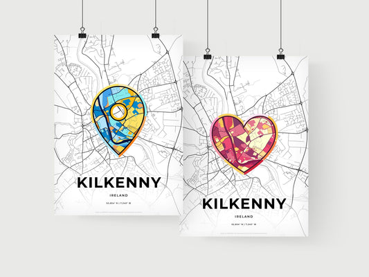 Kilkenny Ireland art print for couples