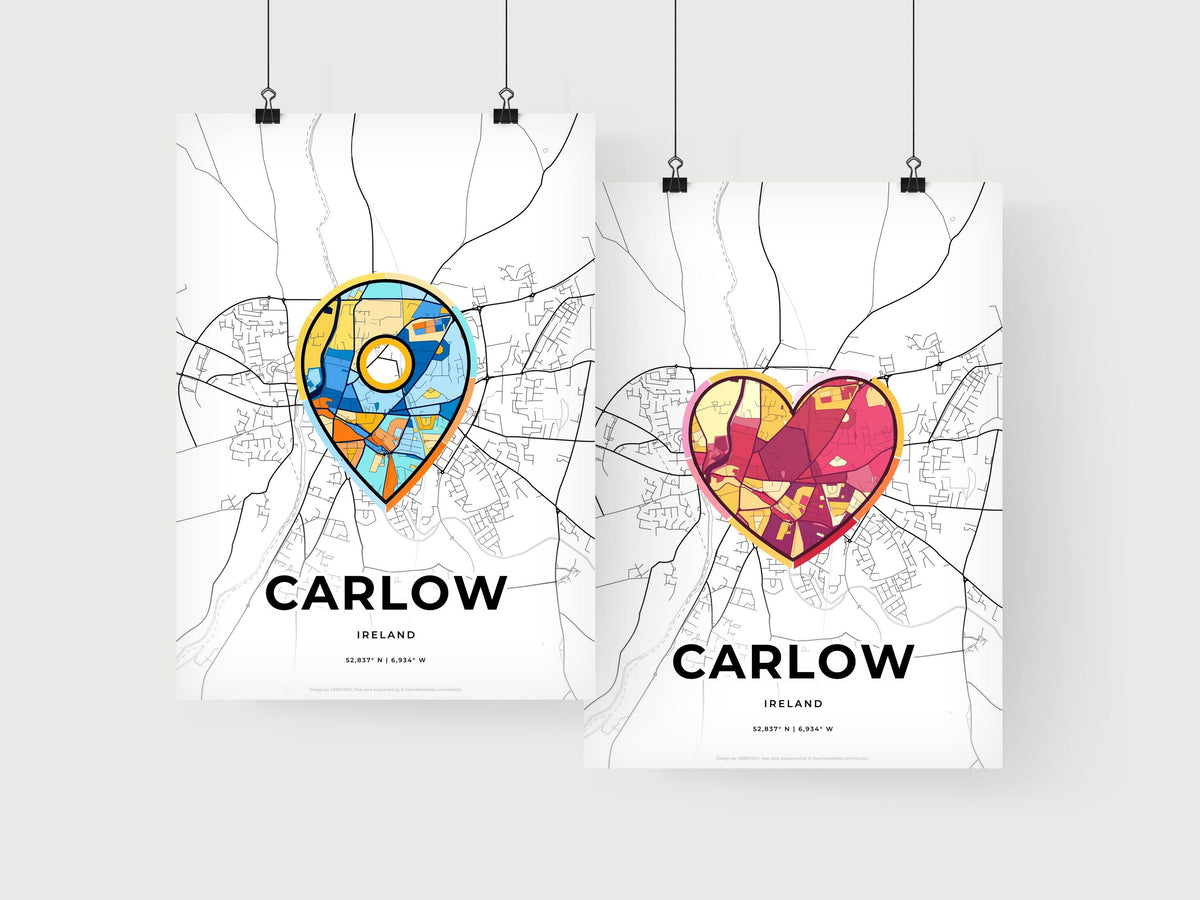Carlow Ireland art print for couples