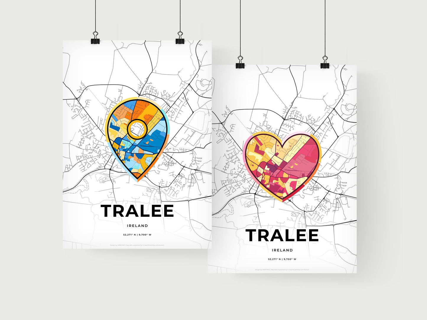 Tralee Ireland art print for couples
