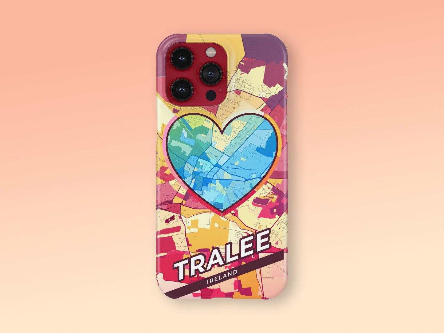 Tralee Ireland slim phone case with colorful icon 2