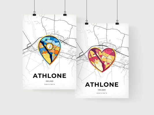 Athlone Ireland art print for couples