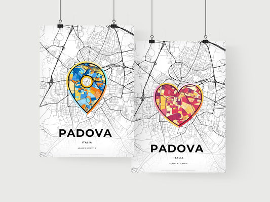 Padua Italy art print for couples