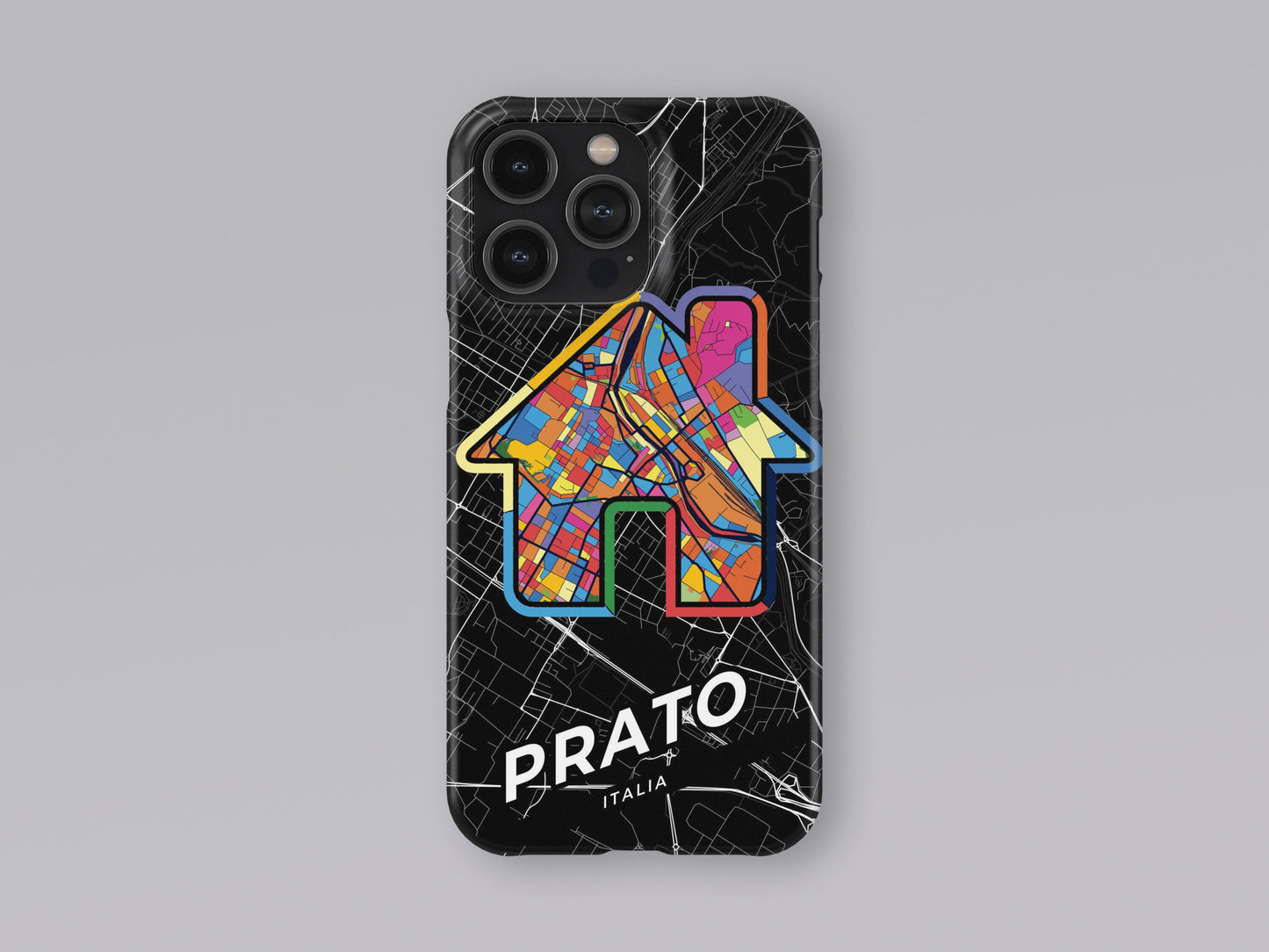 Prato Italy slim phone case with colorful icon. Birthday, wedding or housewarming gift. Couple match cases. 3