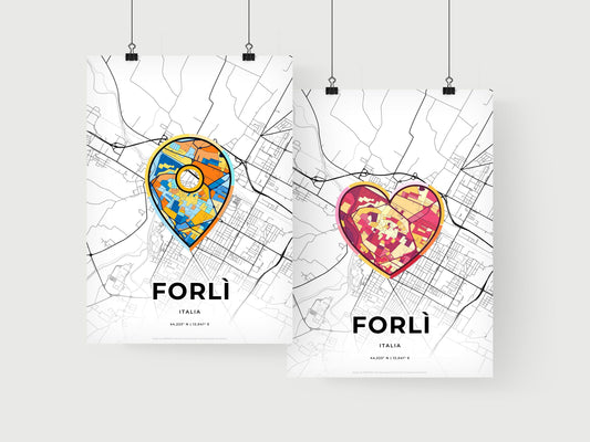 Forlì Italy art print for couples