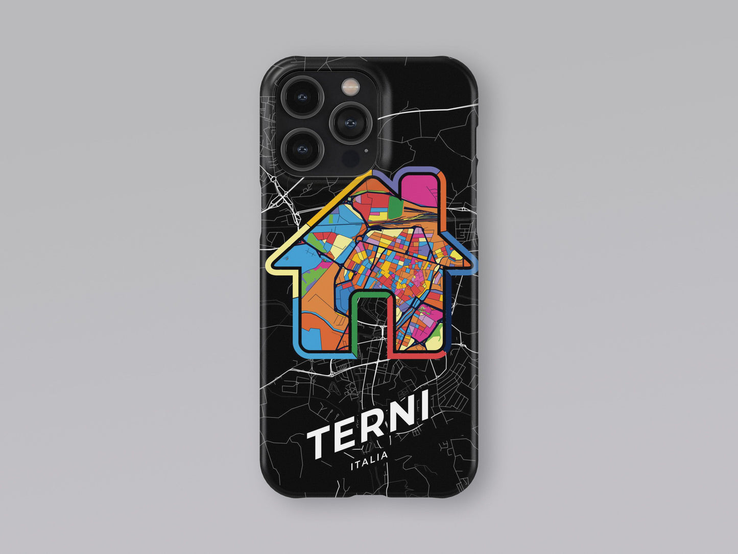 Terni Italy slim phone case with colorful icon 3