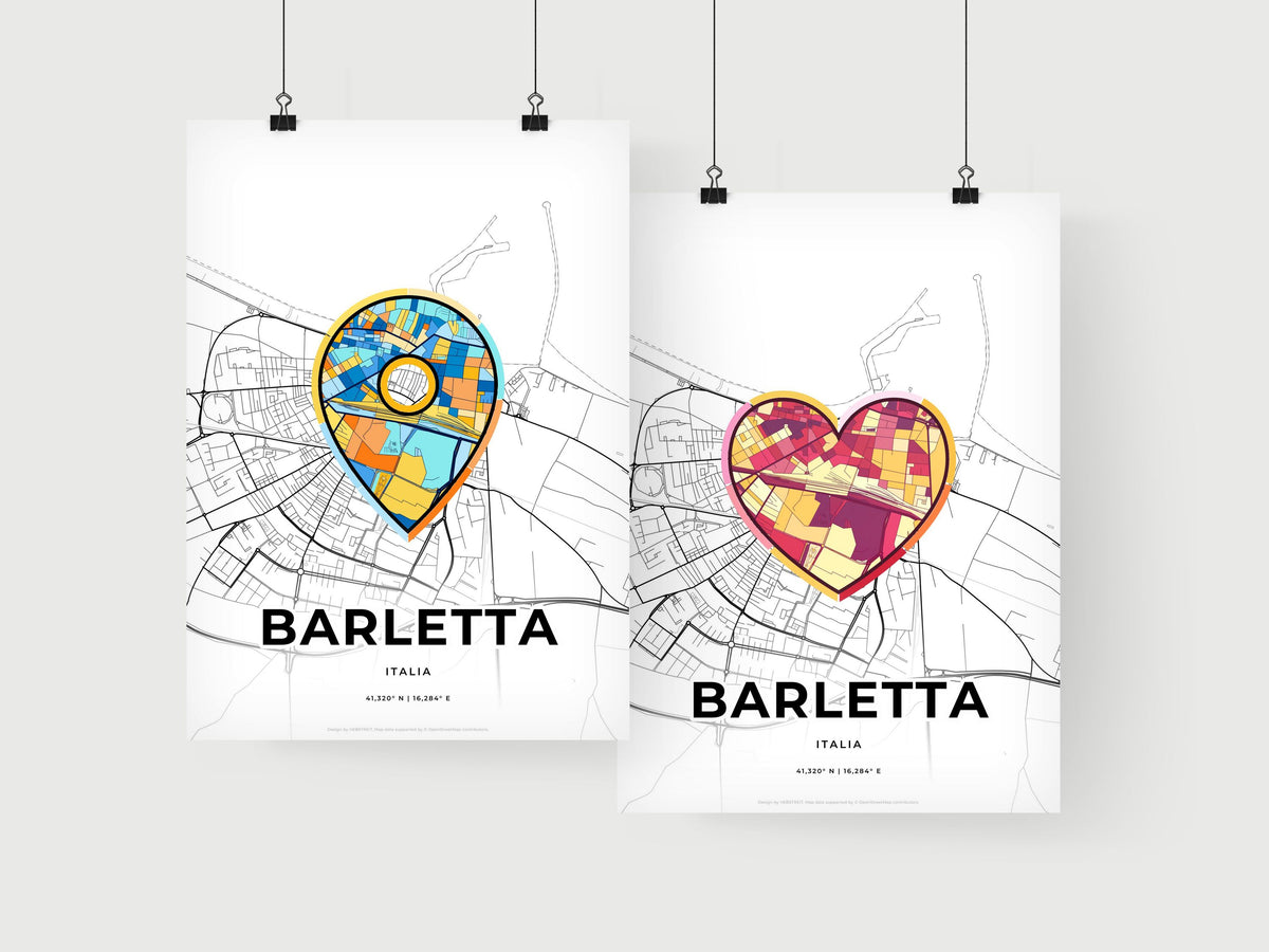 Barletta Italy art print for couples