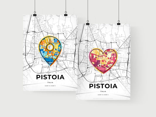 Pistoia Italy art print for couples