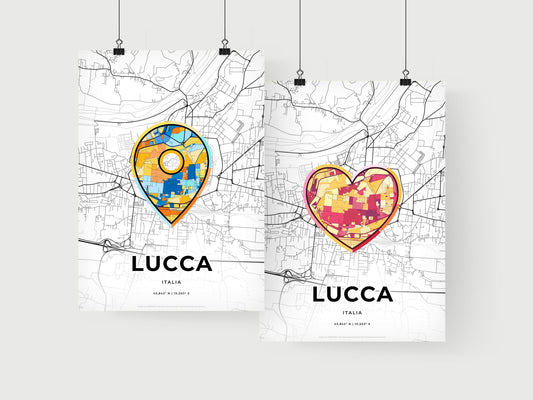 Lucca Italy art print for couples