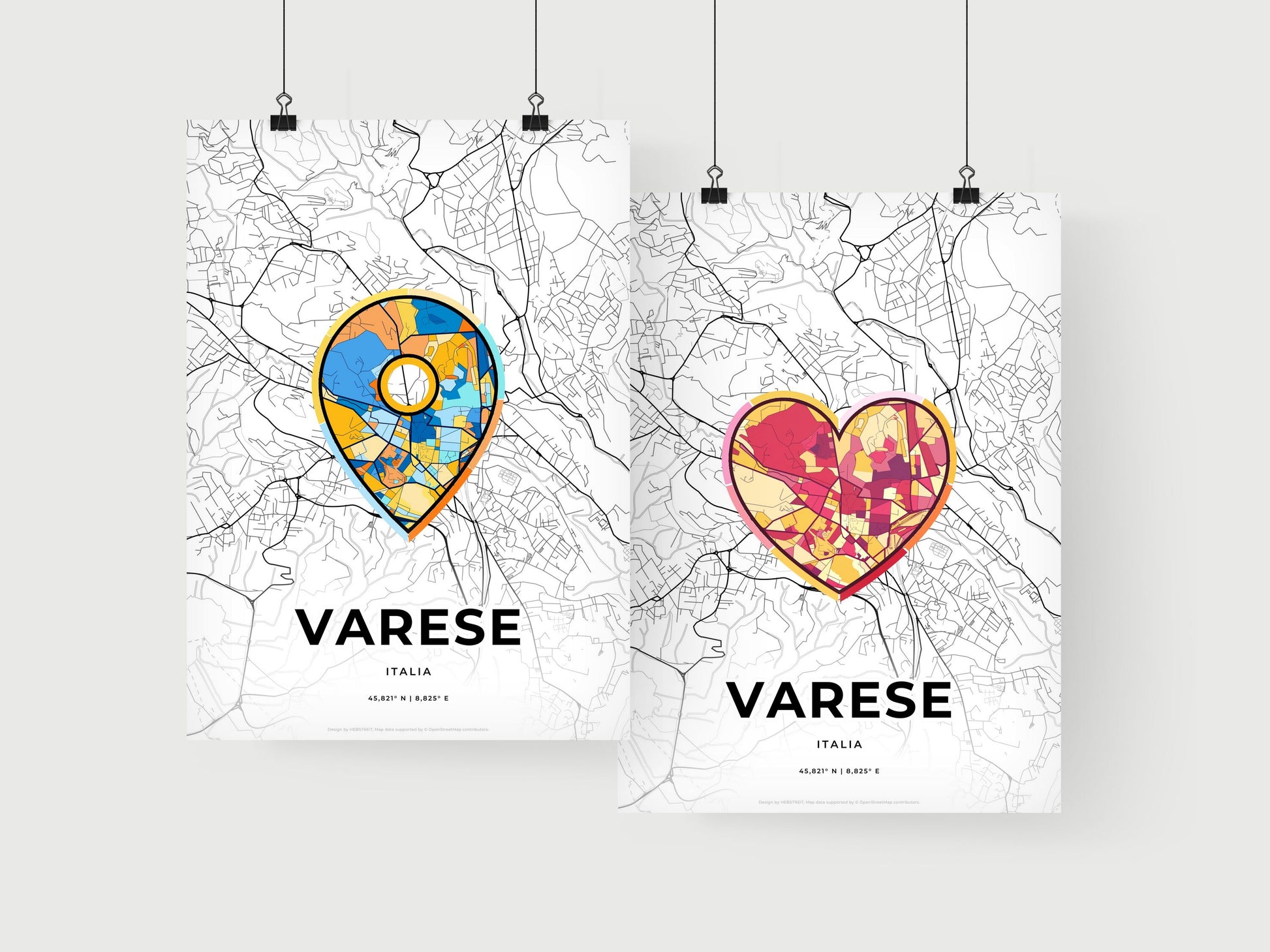 Varese Italy art print for couples