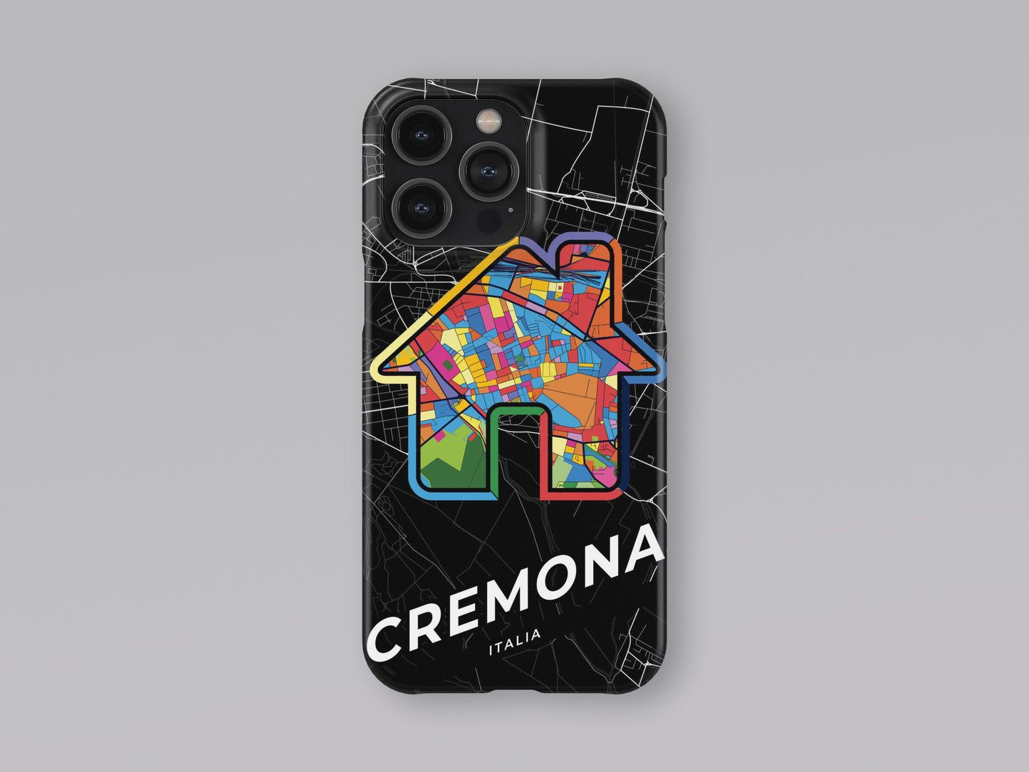 Cremona Italy slim phone case with colorful icon. Birthday, wedding or housewarming gift. Couple match cases. 3