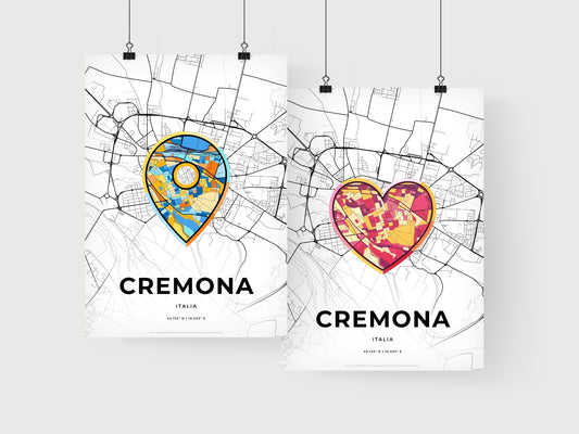 Cremona Italy art print for couples