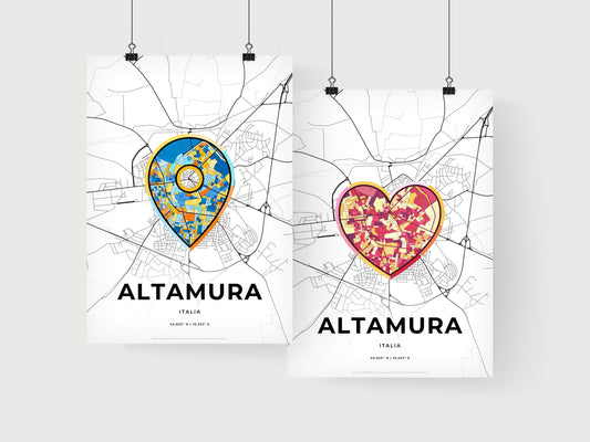 Altamura Italy art print for couples