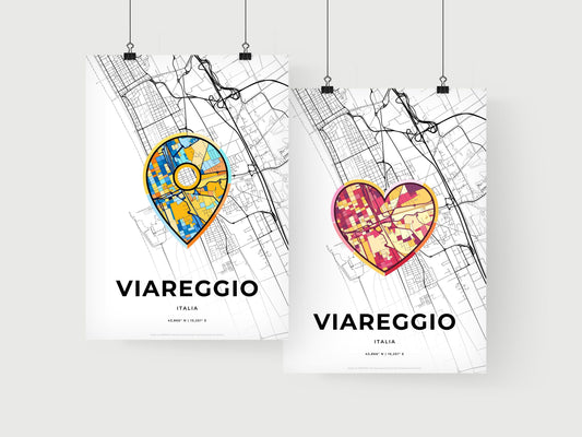 Viareggio Italy art print for couples