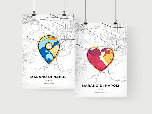 Marano Di Napoli Italy art print for couples