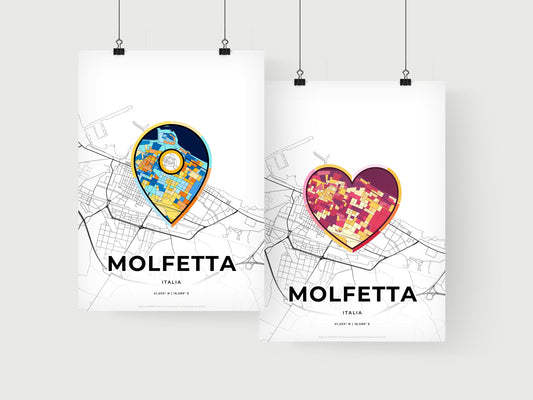 Molfetta Italy art print for couples
