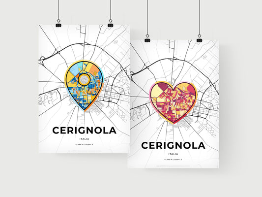 Cerignola Italy art print for couples
