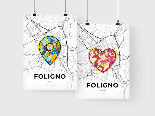 Foligno Italy art print for couples