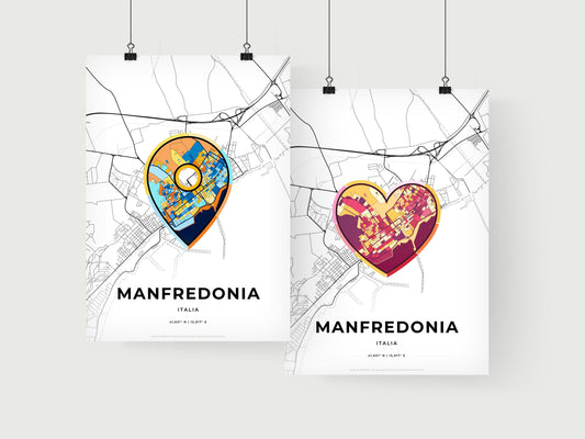 Manfredonia Italy art print for couples