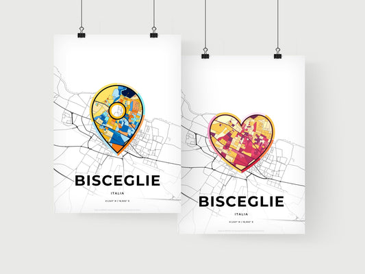 Bisceglie Italy art print for couples