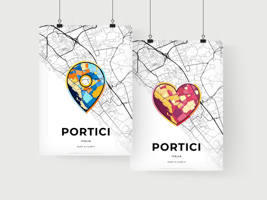 Portici Italy art print for couples