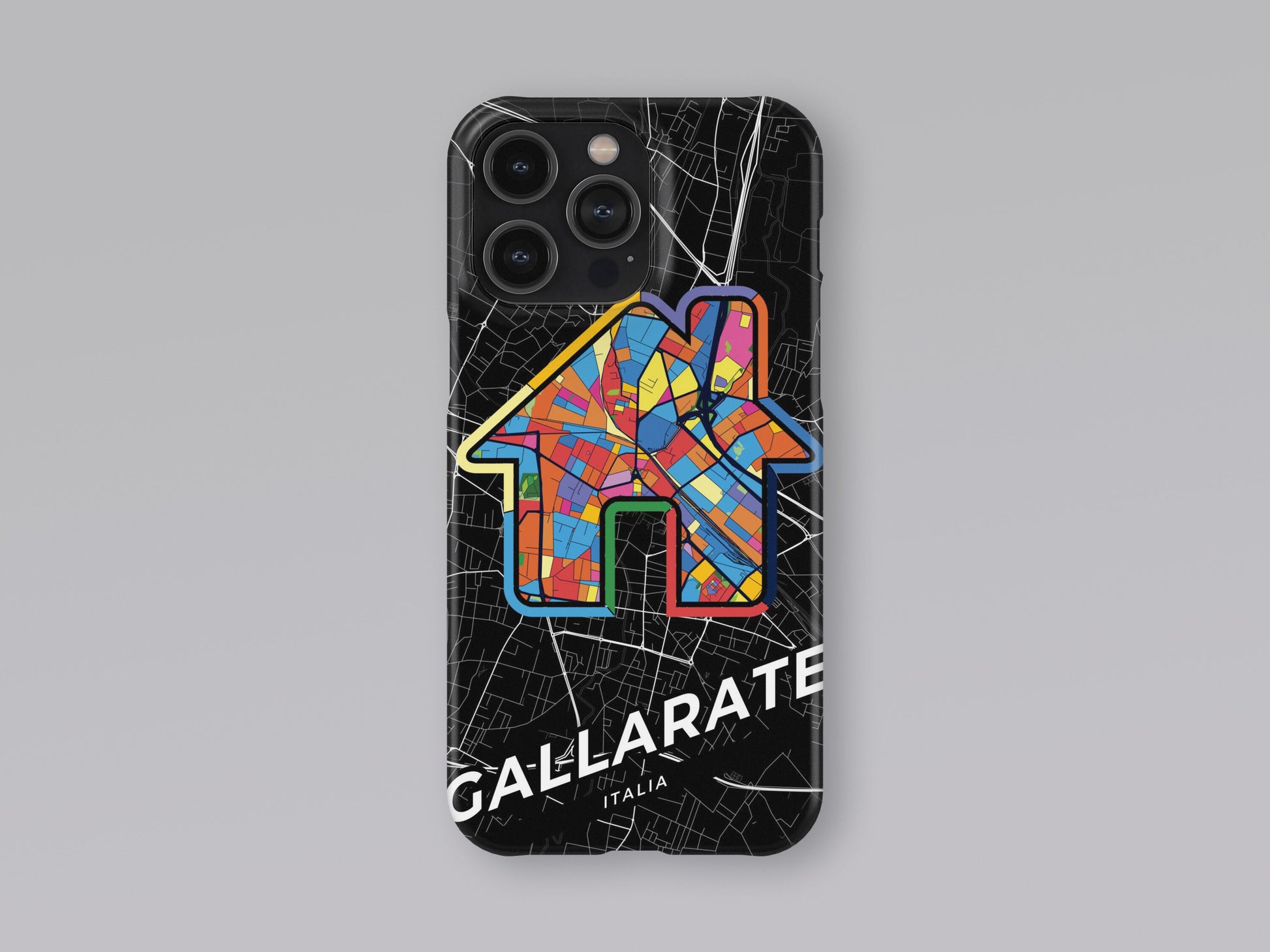 Gallarate Italy slim phone case with colorful icon. Birthday, wedding or housewarming gift. Couple match cases. 3