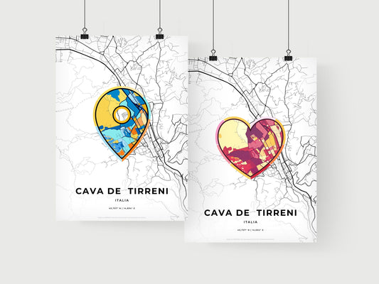 Cava De Tirreni Italy art print for couples