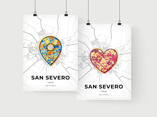 San Severo Italy art print for couples