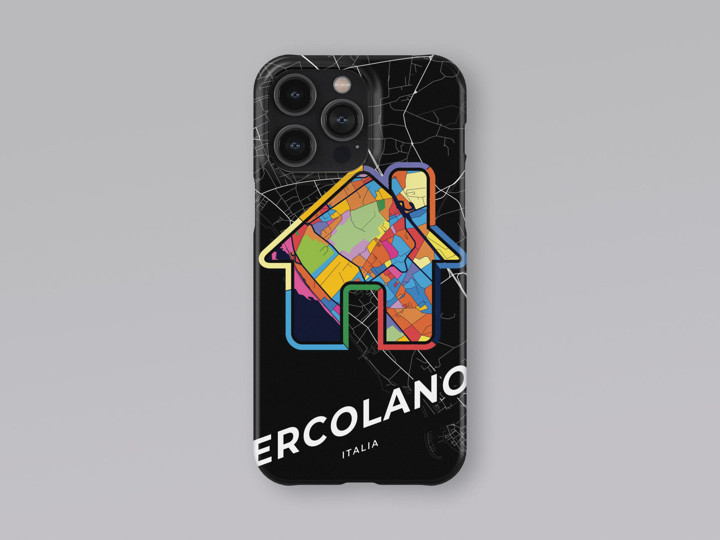 Ercolano Italy slim phone case with colorful icon. Birthday, wedding or housewarming gift. Couple match cases. 3