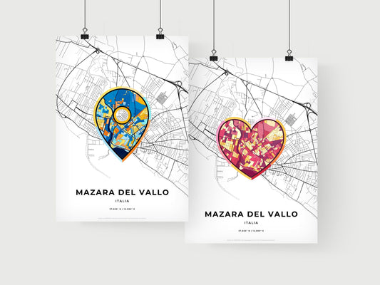 Mazara Del Vallo Italy art print for couples