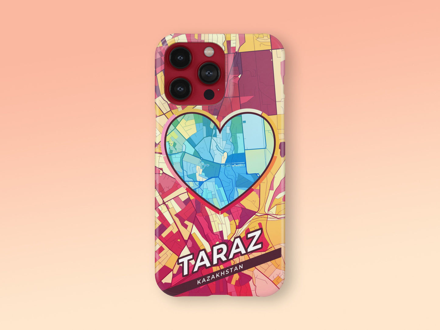 Taraz Kazakhstan slim phone case with colorful icon 2