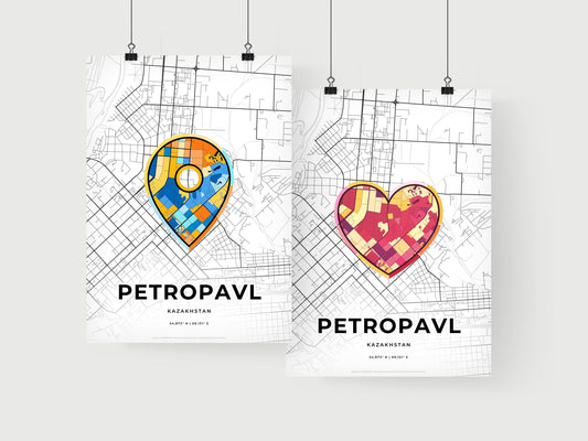 Petropavl Kazakhstan art print for couples