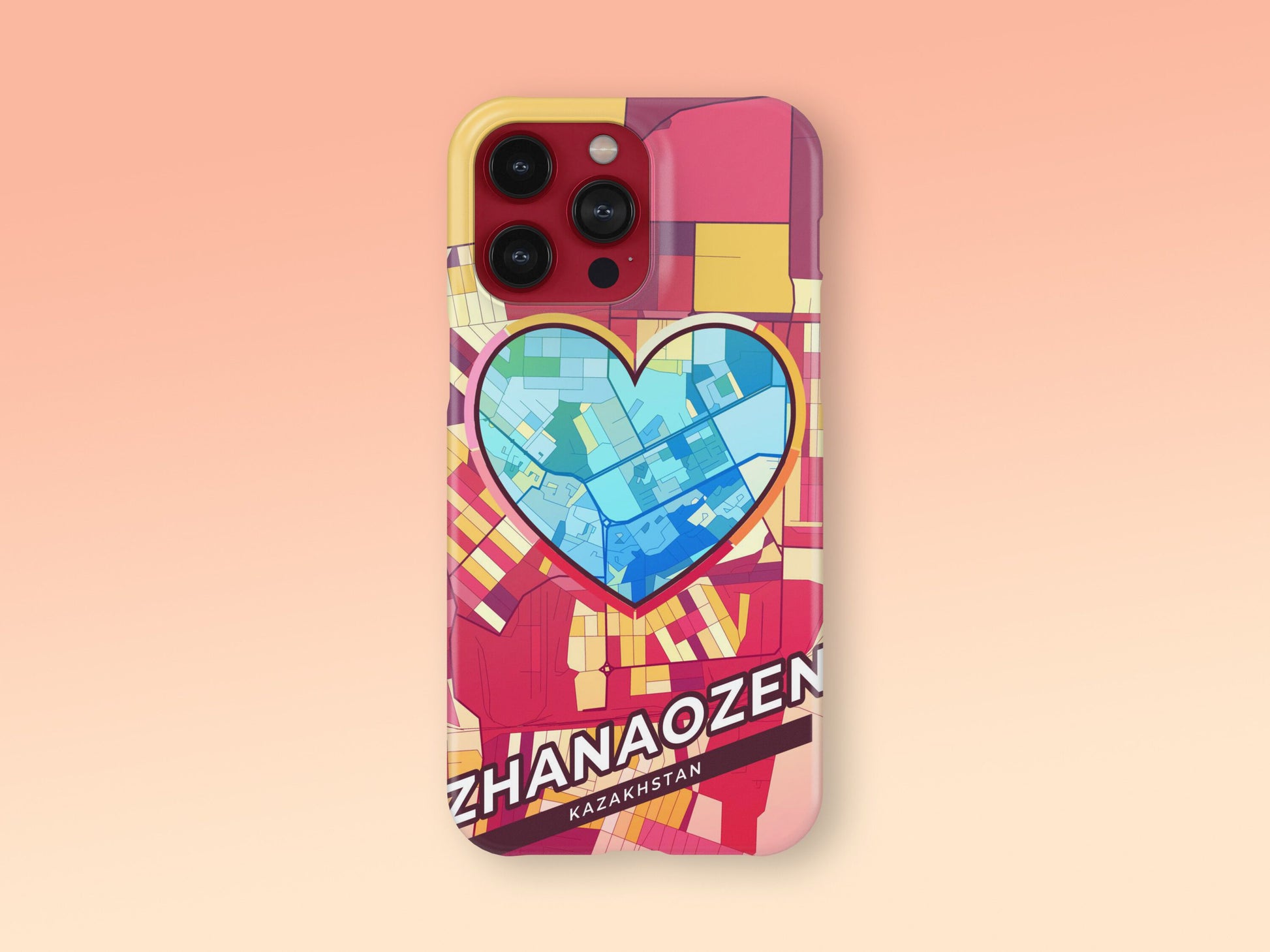Zhanaozen Kazakhstan slim phone case with colorful icon 2