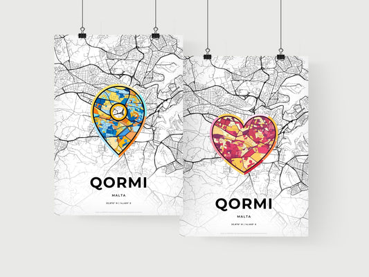 Qormi Malta art print for couples