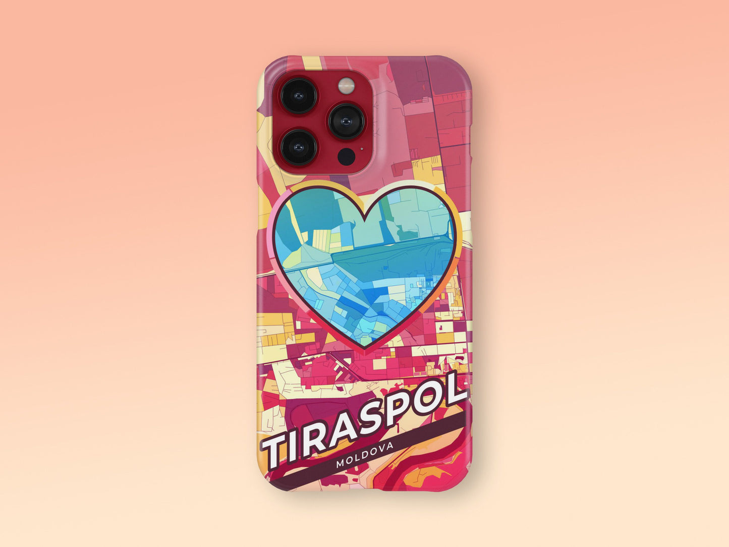 Tiraspol Moldova slim phone case with colorful icon 2