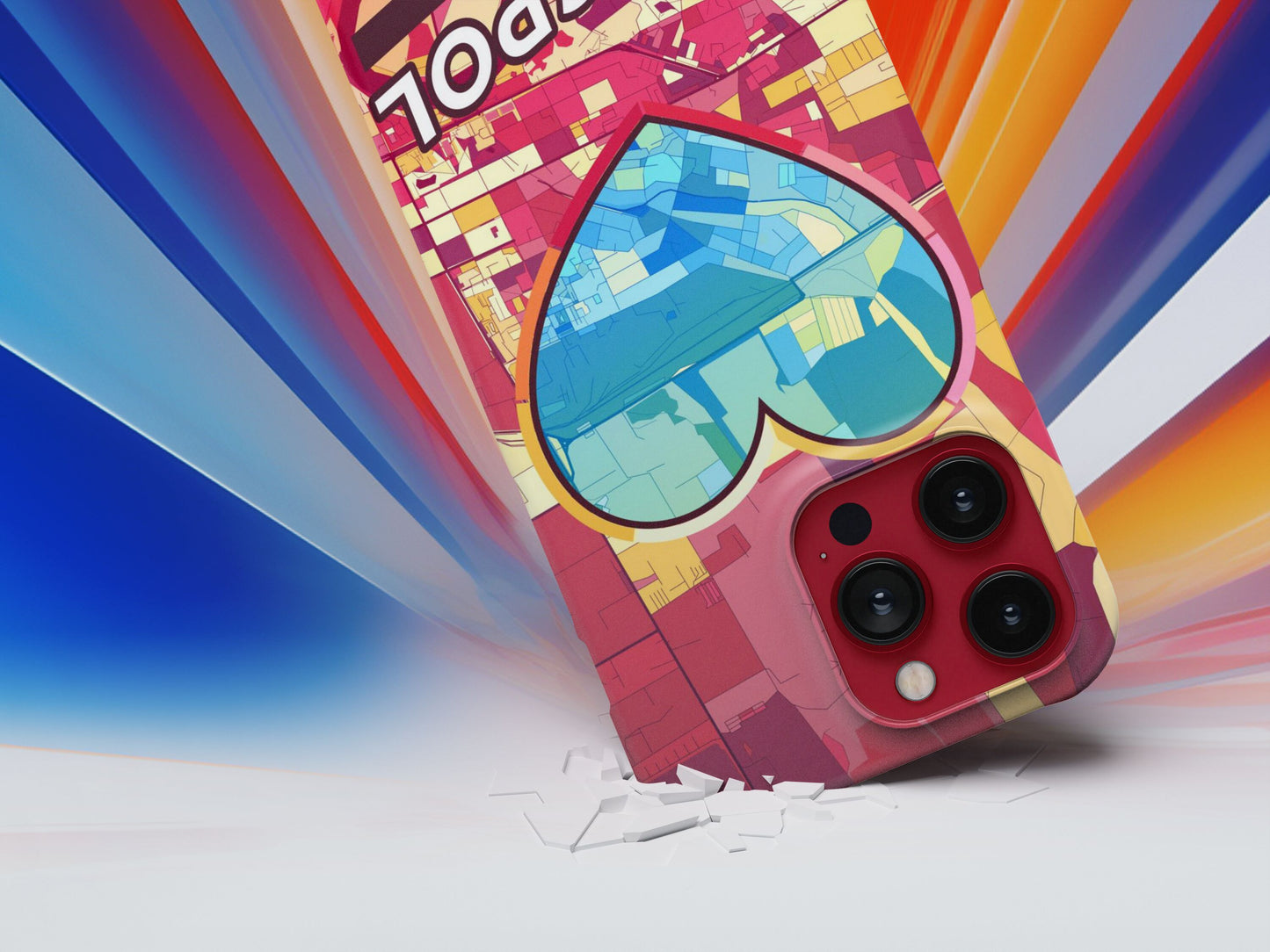 Tiraspol Moldova slim phone case with colorful icon