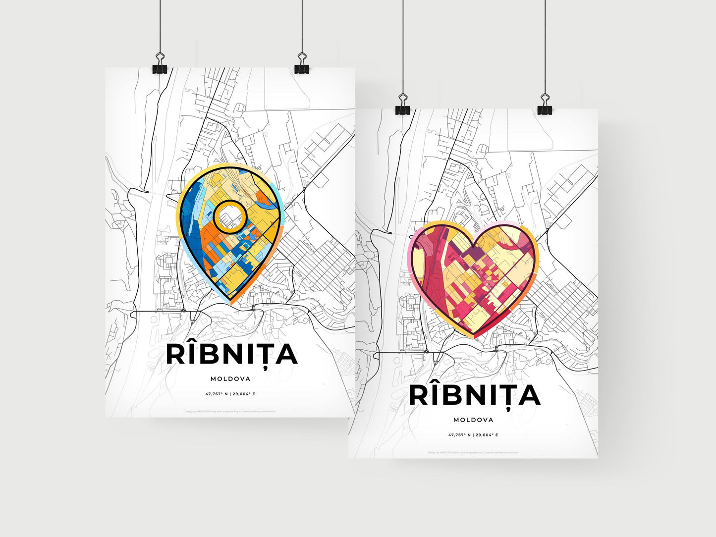 Rîbnița Moldova art print for couples