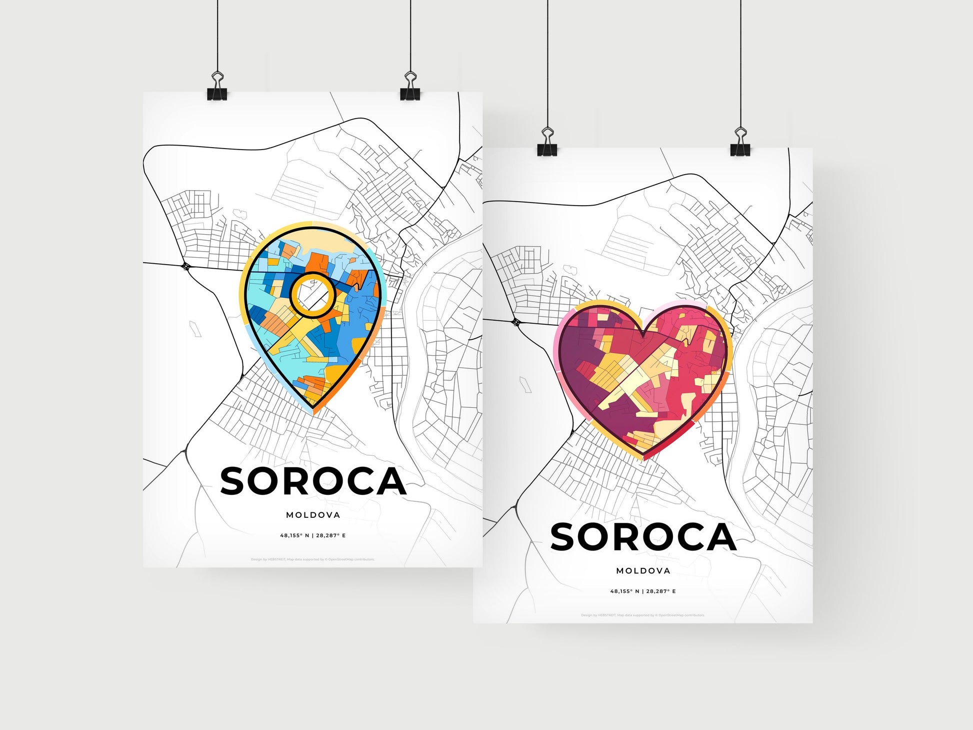 Soroca Moldova art print for couples