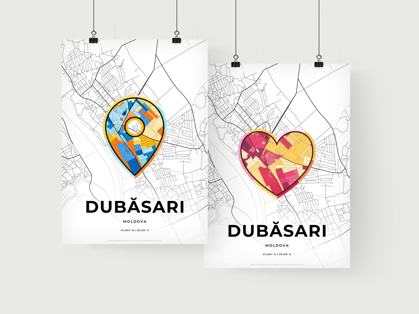Dubăsari Moldova art print for couples