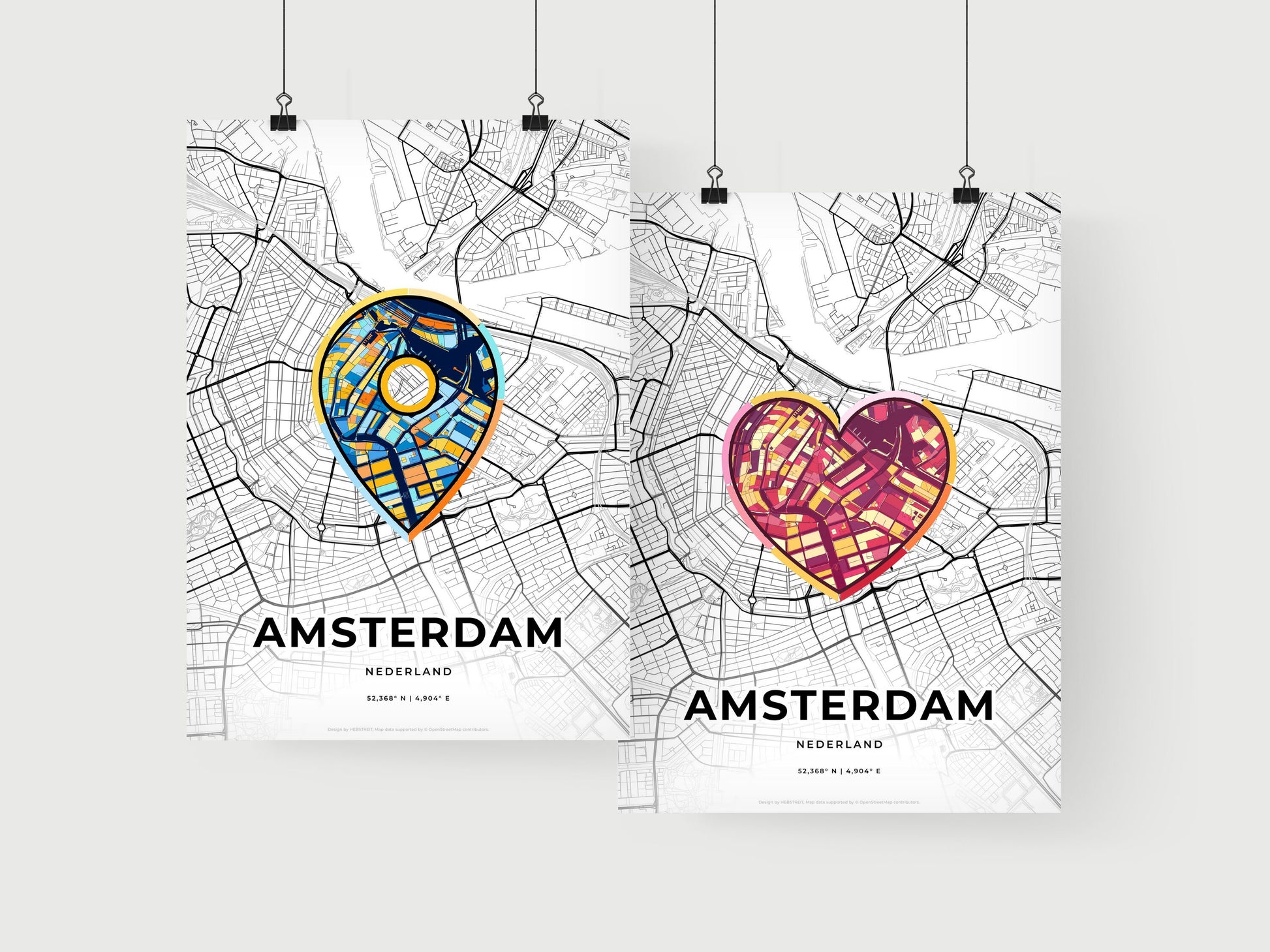 Amsterdam Netherlands art print for couples