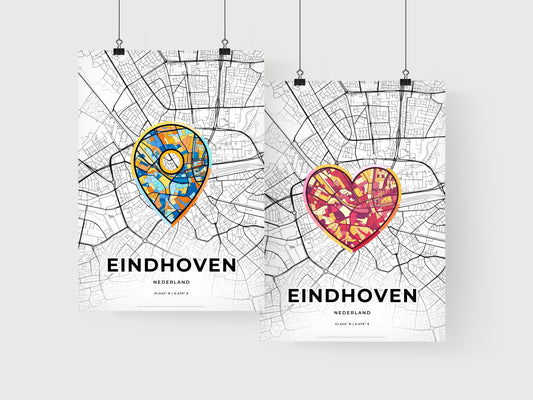 Eindhoven Netherlands art print for couples