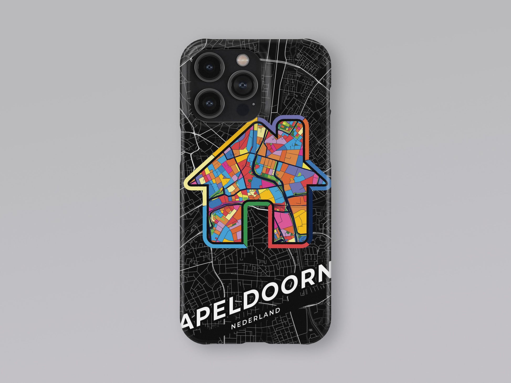Apeldoorn Netherlands slim phone case with colorful icon. Birthday, wedding or housewarming gift. Couple match cases. 3
