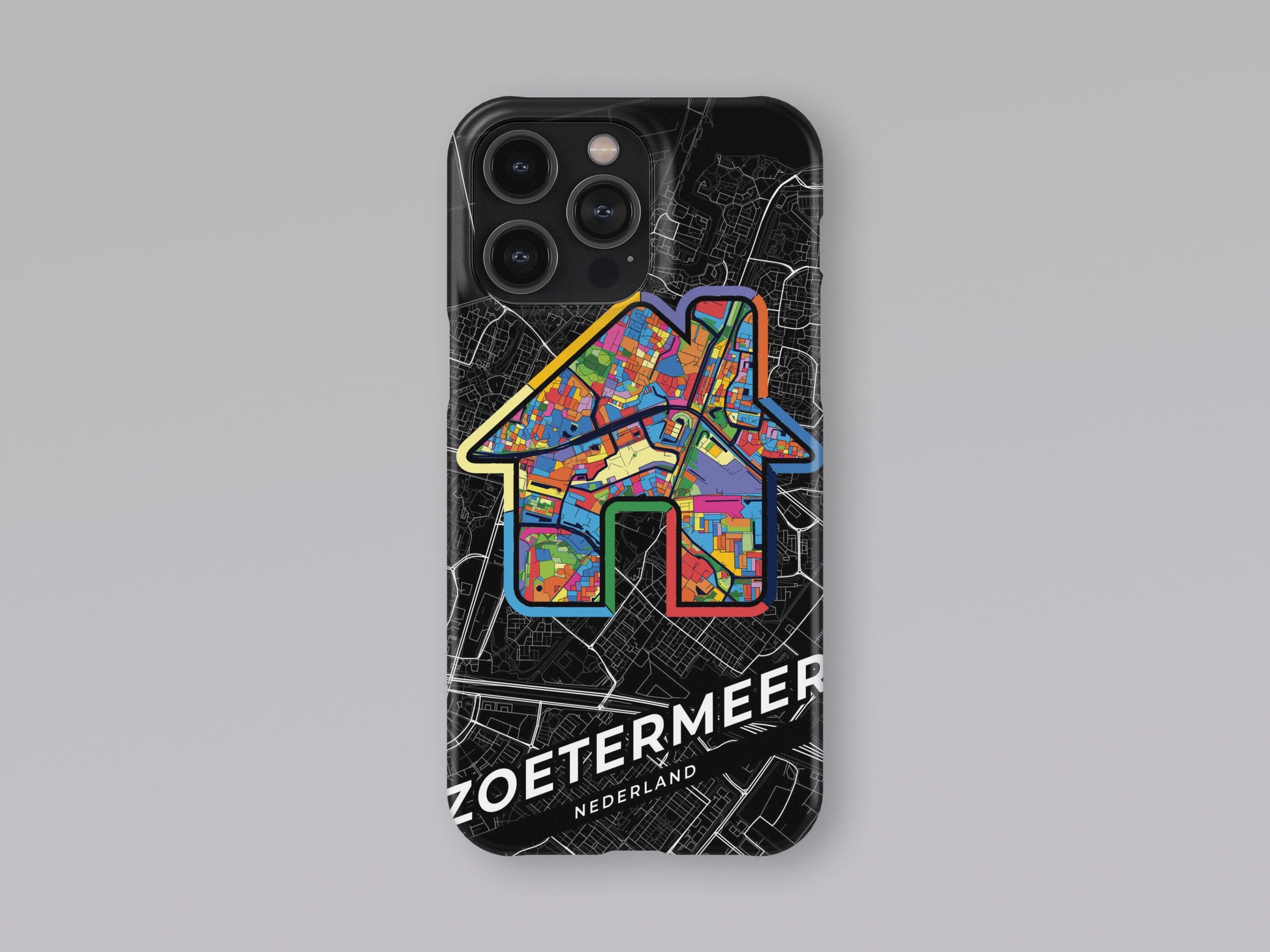 Zoetermeer Netherlands slim phone case with colorful icon 3