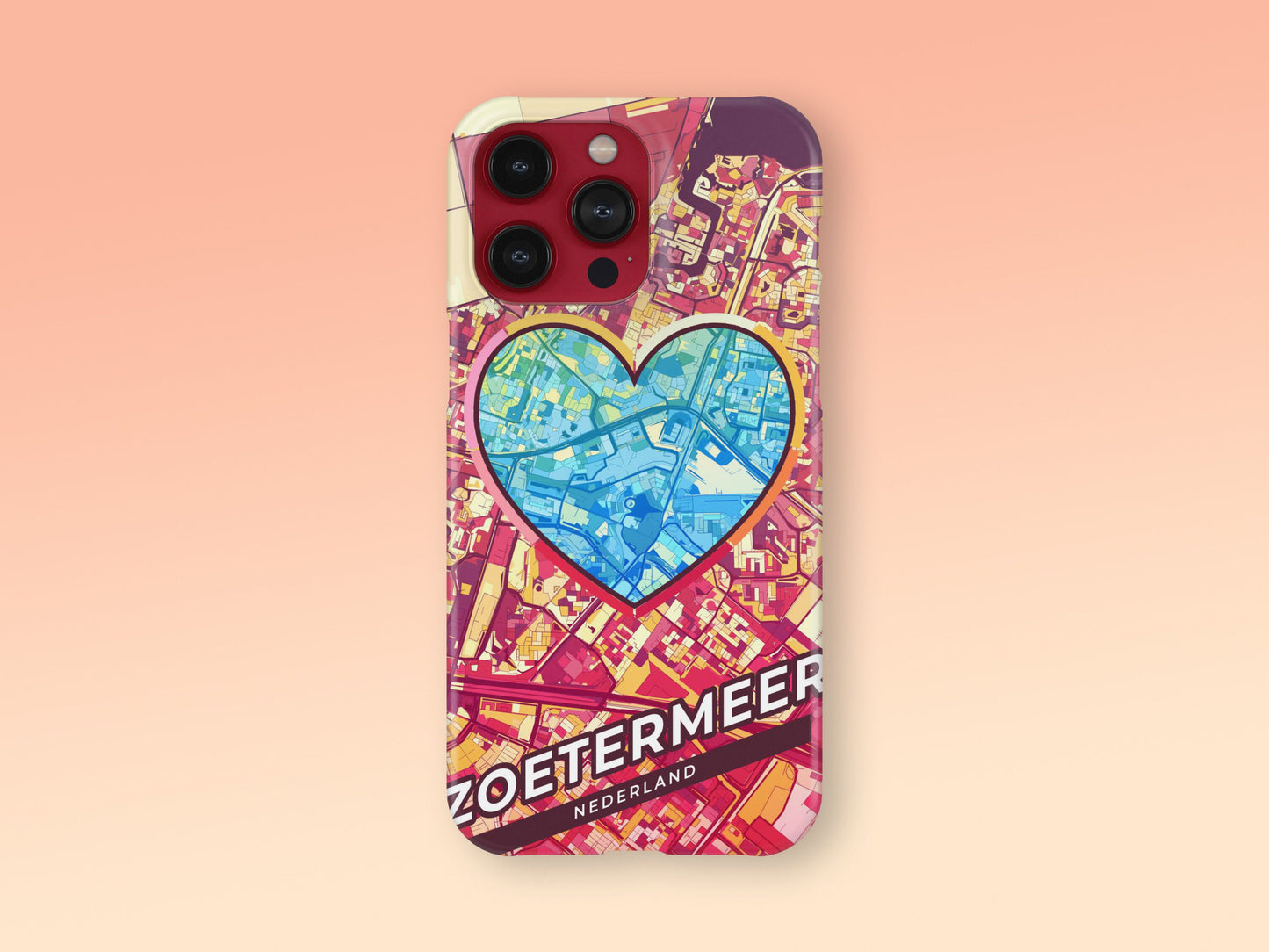 Zoetermeer Netherlands slim phone case with colorful icon 2