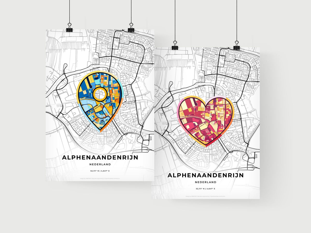 Alphen Aan Den Rijn Netherlands art print for couples