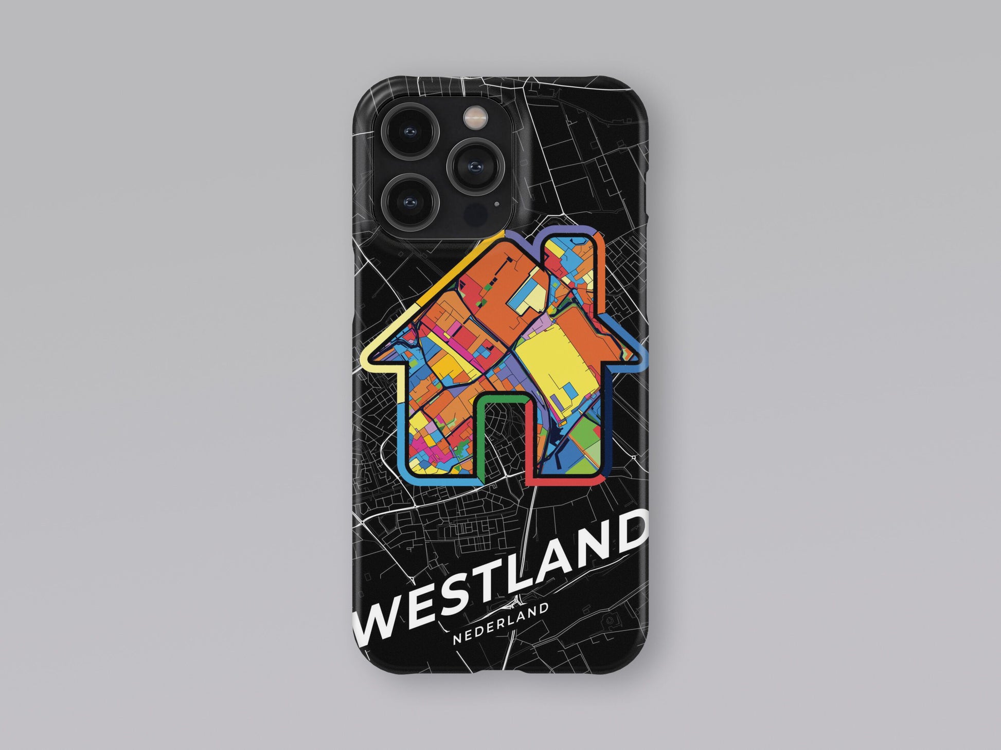 Westland Netherlands slim phone case with colorful icon 3