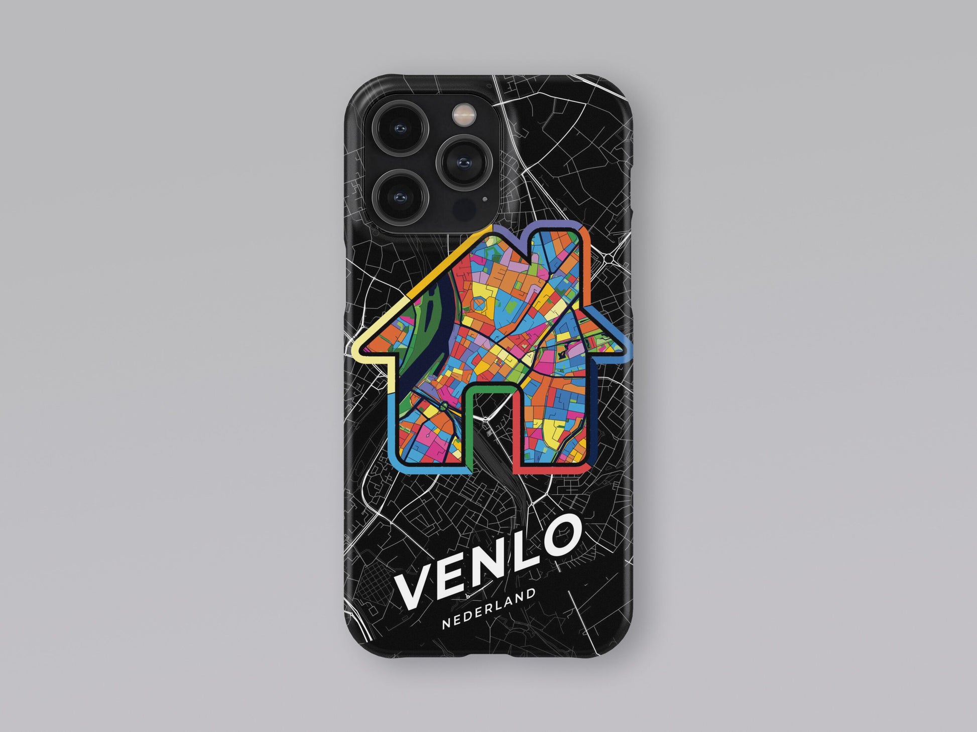 Venlo Netherlands slim phone case with colorful icon 3